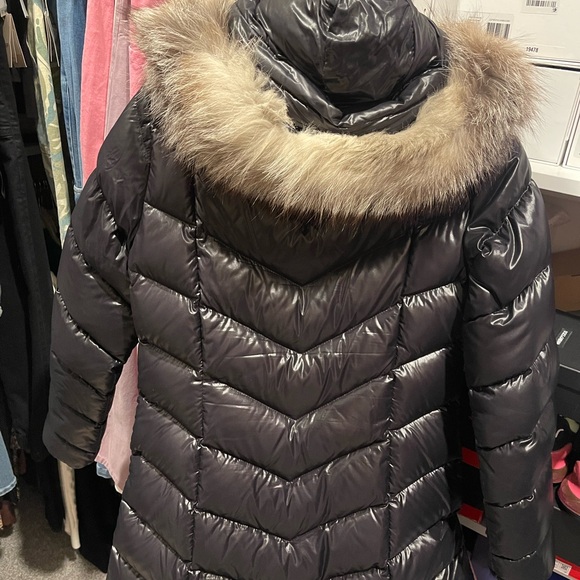 Moncler Black Down Fulmarus Long Coat Mint Condition Size 4 Moncler sizing - Picture 2 of 6
